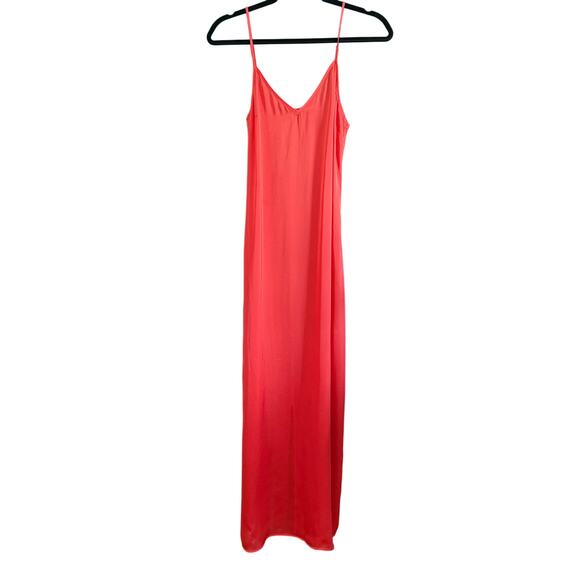 Twelfth Street by Cynthia Vincent Dresses & Skirts - TWELFTH STREET Cynthia Vincent | Orange Satin Maxi Slip Dress | Size Extra Small
